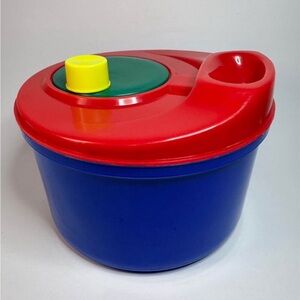 1990s Colour Block Salad Spinner – Memphis dopamine kitchen